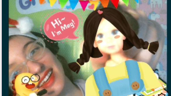VIPKid filters are fun because they work on dolls and toys, too. 